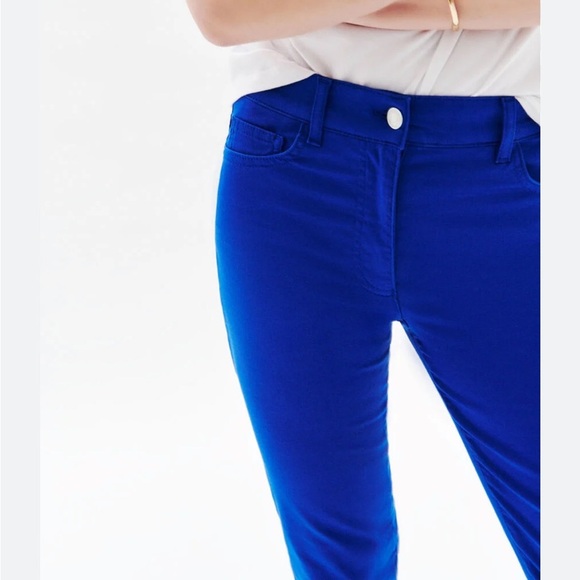 Electric Blue Skinny Corduroy Jeans, like new - Picture 12 of 13